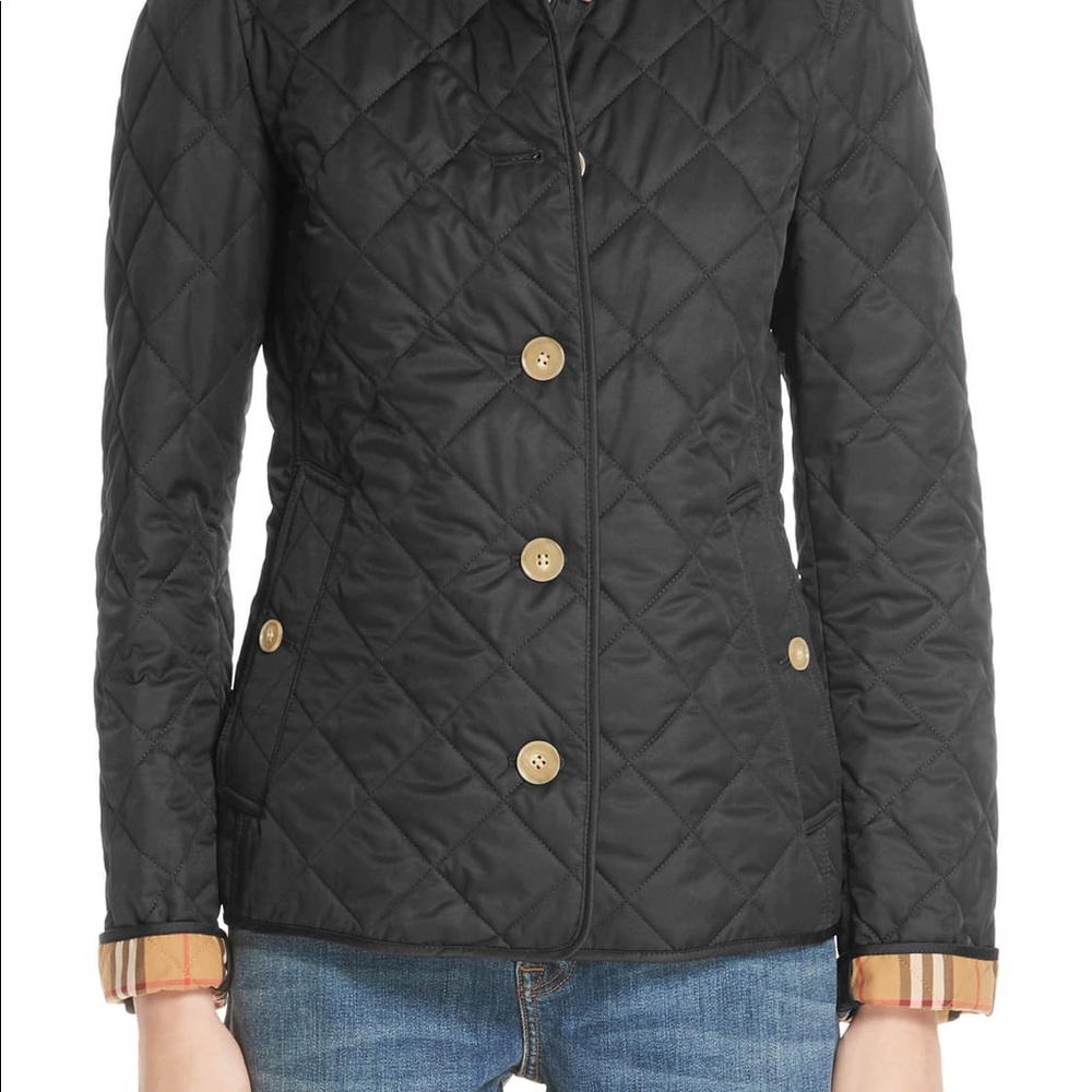 Black Burberry Coat